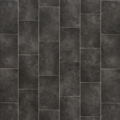 Black vinyl flooring - flooring, roll