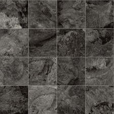 Dark Grey Marble Tile Vinyl